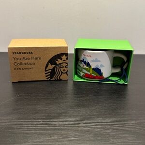 Starbucks You Are Here Ornament France 2oz NIB